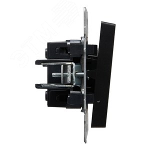 Выключатель IEK BRITE 1кл черный