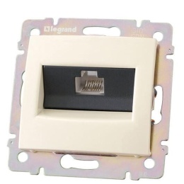 Legrand Valena 774130 Розетка1*RJ45 UTP Cat5e на захватах сл.кость 