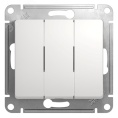 Выключатель GLOSSA GSL000131 3кл, белый