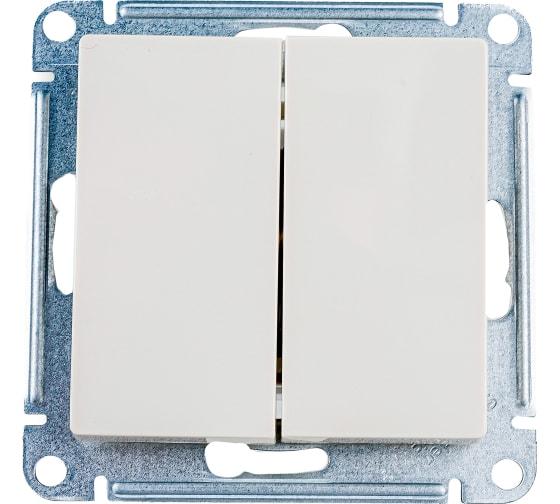 Переключатель AtlasDesign ATN000265 2кл, бежевый, механизм