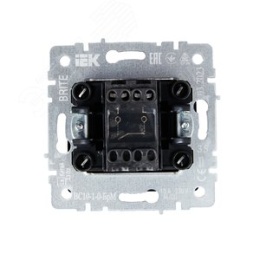 Выключатель IEK BRITE 1кл маренго