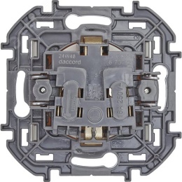 Розетка INSPIRIA 673721 2К 16А сл.кость с/з