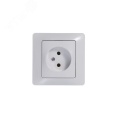 Розетка GLOSSA GSL000141 б/з в рамку белый