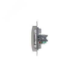Розетка GLOSSA GSL001281К RJ45