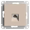 Розетка AtlasDesign ATN001283 RJ45 песочный, механизм