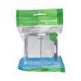 Выключатель AtlasDesign ATN000353 2кл с подсв., алюминий, механизм