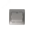 Выключатель GLOSSA GSL001213 1кл с подсв., механизм, платина