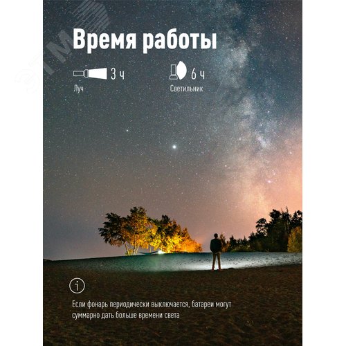 Фонарь Космос KOCAc7035WLED 5w 3режима