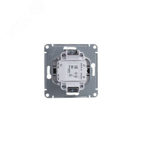 Переключатель GLOSSA GSL000761 1кл, механизм, антрацит