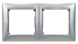 Legrand Valena 770152 Рамка 2П гор.Алюм. 