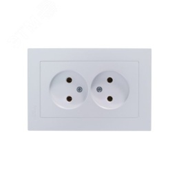Розетка AtlasDesign ATN000420 2я б/з механизм, жемчуг