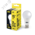 Лампа IEK LED15 A60 15W 3000K E27