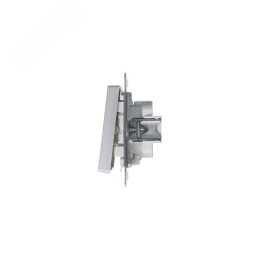 Выключатель AtlasDesign ATN000313 1кл с подв., алюминий, механизм