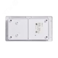 Блок GLOSSA GSL000172 розетка + 2кл выключатель белый