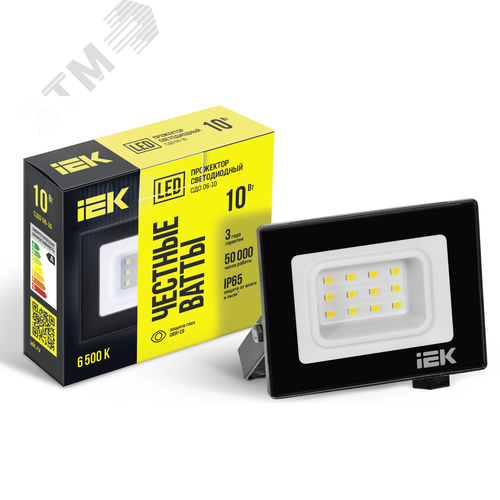 Прожектор IEK СДО06-10 10W 6500k 