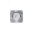 Выключатель AtlasDesign ATN000353 2кл с подсв., алюминий, механизм