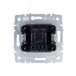 Выключатель IEK BRITE 1кл алюминий