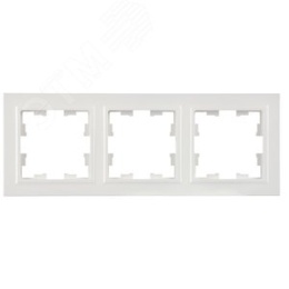 Рамка IEK BRITE 3поста белый