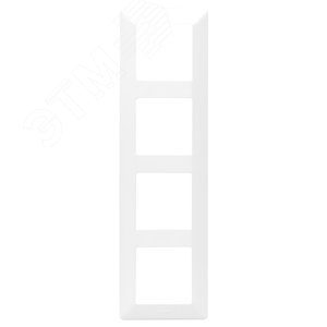Legrand Valena-L 754004 рамка 4-поста белая