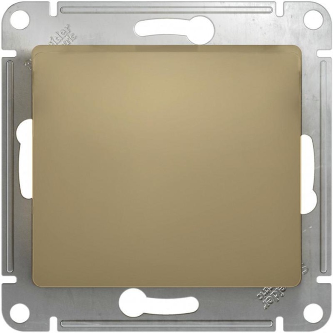 Выключатель GLOSSA GSL000411 1кл, механизм, титан