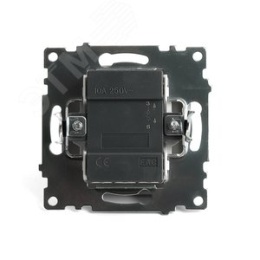 Выключатель STEKKER GLS10-7103-08 1кл золото, (механизм) серия КАТРИН