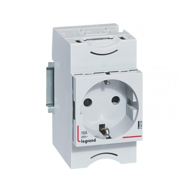 Розетка Legrand 004285 10/16А на DIN-рейку