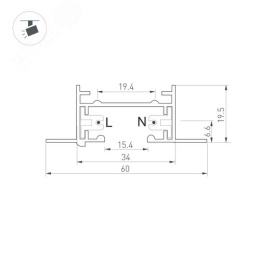 Пульт ARLIGHT 023475 SMART-R24-DIM 4 зоны