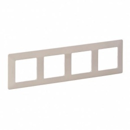 Legrand Valena-L 754044 рамка 4-поста сл.кость