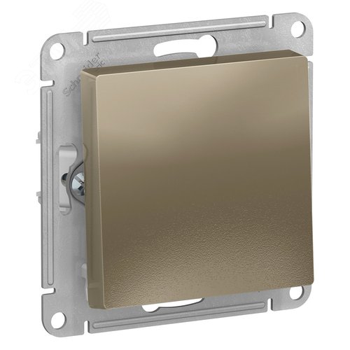 Выключатель AtlasDesign ATN000511 1кл, шампань, механизм
