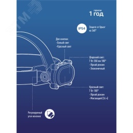 Фонарь КОСМОС KOC503Lit налобный 7W