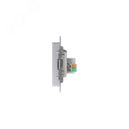 Розетка AtlasDesign ATN000389 TV+RG45, алюминий, механизм