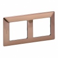 Legrand Valena-L 754162 рамка 2-поста медь