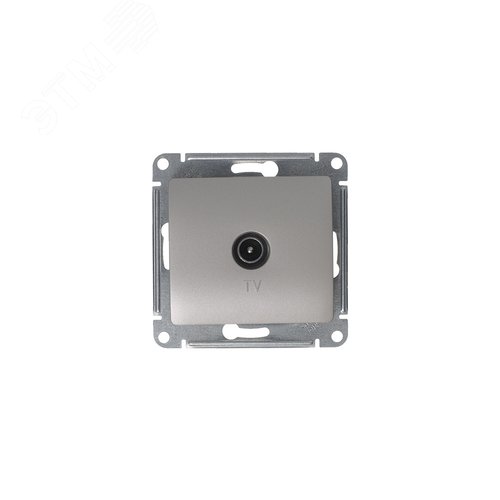 Розетка GLOSSA GSL001291 TV платина