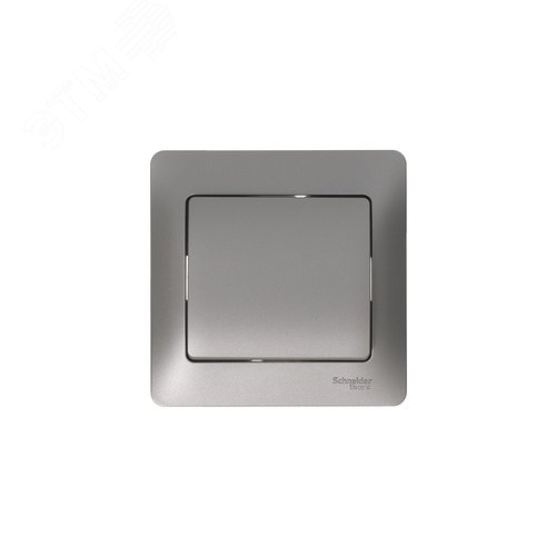 Выключатель GLOSSA GSL001211 1кл, механизм, платина