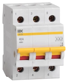 Выключатель нагрузки IEK40А 3Р ВН-32 (ВЫВЕДЕН)