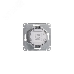 Выключатель GLOSSA GSL000153 2кл с подсв., белый