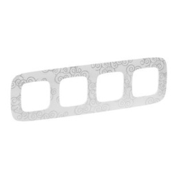 Legrand Valena-A 4-ая 754344 рамка нарцисс/хром