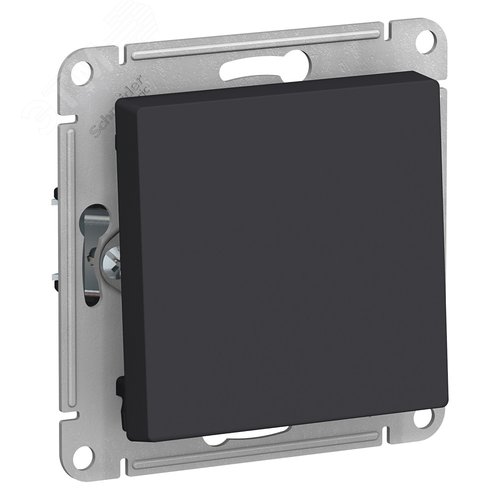 Выключатель AtlasDesign ATN001011 1кл, карбон, механизм