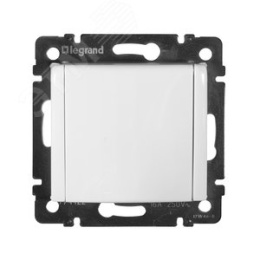 Legrand Valena 774422 Розетка 1к винты с крышкой белая 