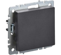 Выключатель IEK BRITE 1кл черный