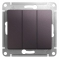 Выключатель GLOSSA GSL001431 3кл, механизм, сиреневый туман