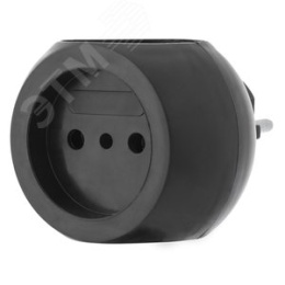 Тройник REXANT 11-1063-1 Шар 6А черный