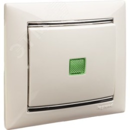 Legrand Valena 774410 выключатель 1кл с под. мех белый 