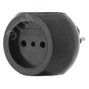 Тройник REXANT 11-1063-1 Шар 6А черный