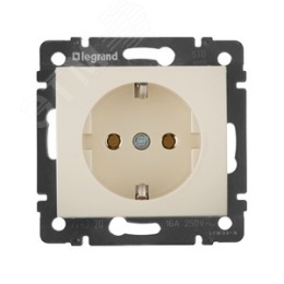 Legrand Valena 774320 Розетка 2к+3нем.ст. мех. сл.кость 