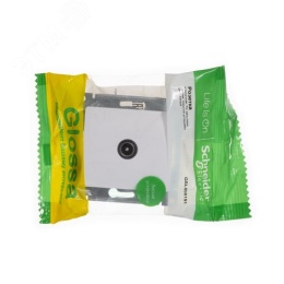 Розетка GLOSSA GSL000191 TV белый