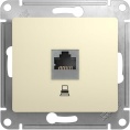 Розетка GLOSSA GSL000281 RJ45 бежевый