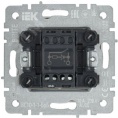 Выключатель IEK BRITE 1кл с подсв. белый