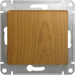 Выключатель GLOSSA GSL000511 1кл, механизм, дуб