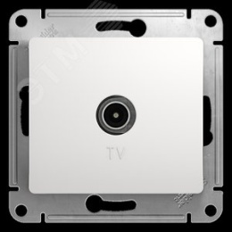 Розетка GLOSSA GSL000191 TV белый